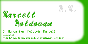 marcell moldovan business card